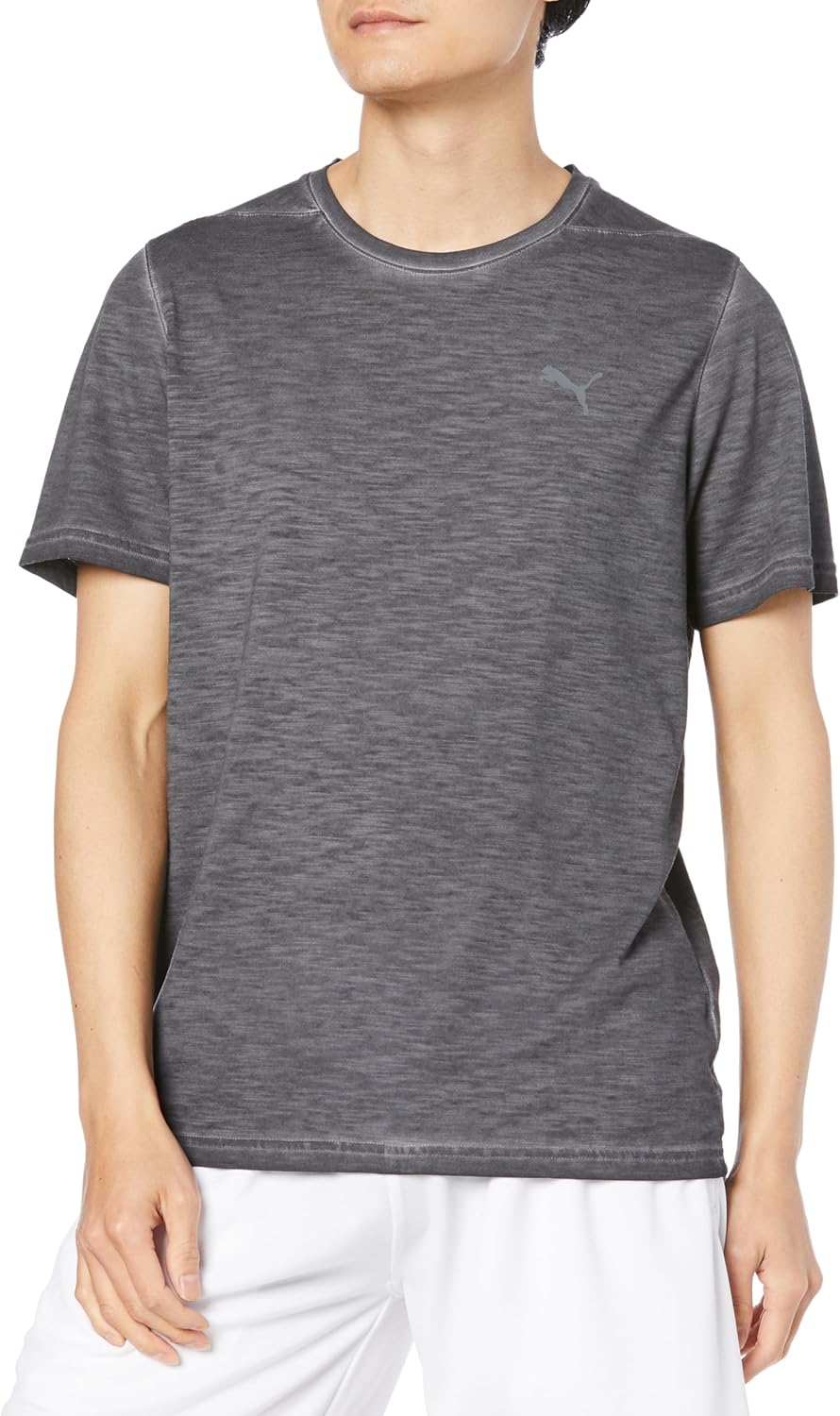 

Мужская футболка с коротким рукавом Puma 523697 для занятий йогой и тренировок в студии, черный