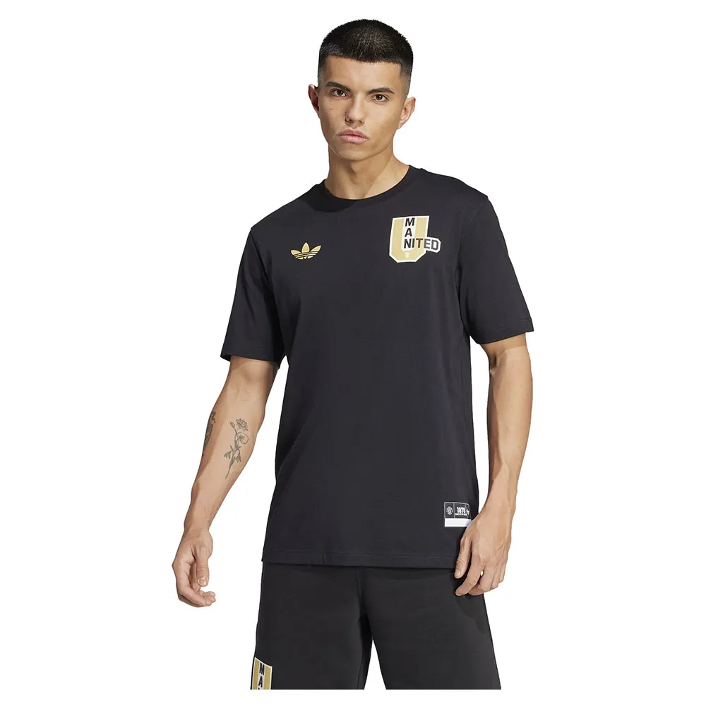 

Футболка с коротким рукавом adidas Manchester United VRCT, черный