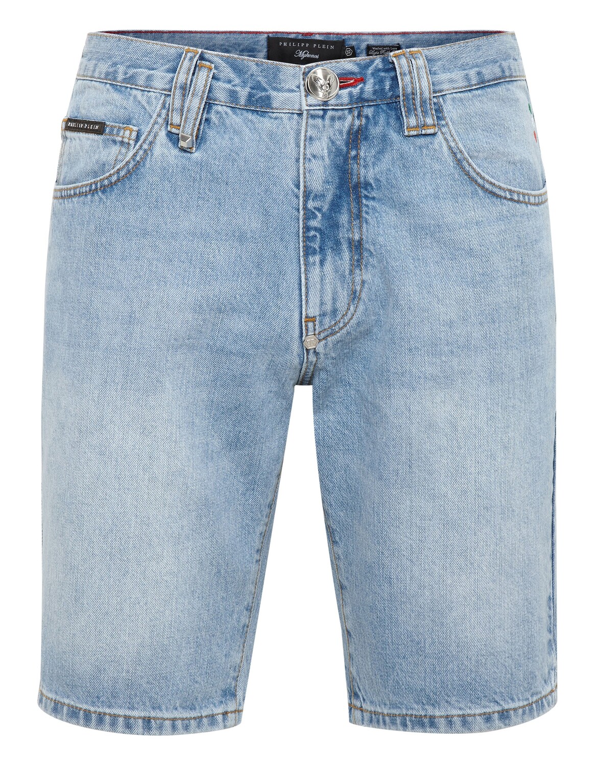 

Джинсовые шорты Philipp Plein, цвет Light Rush Blue