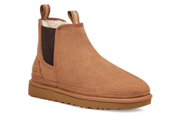 Зимние ботинки мужские Ugg с меховой подкладкой, коричневый — фото 4