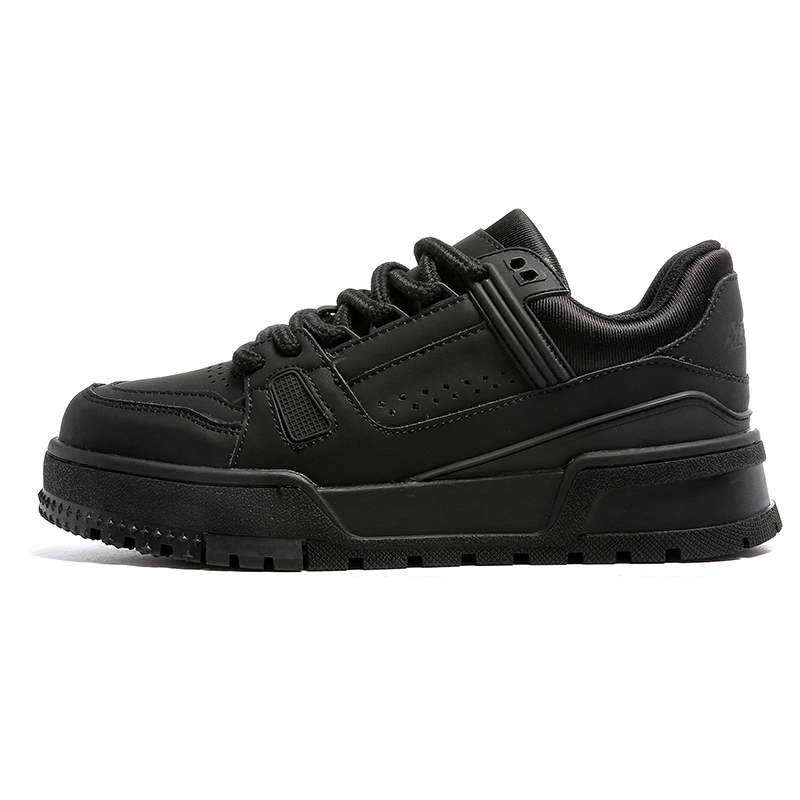 

V05 Женские утепленные скейтерские кроссовки Unisex Low top черные, цвет Black Women's[Fleece-Lined]