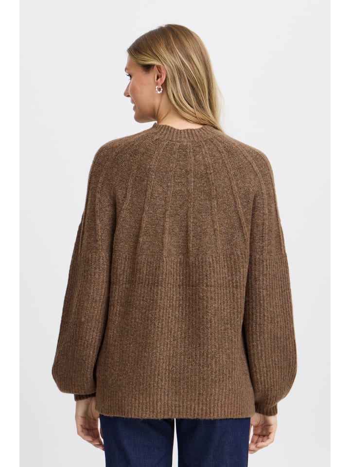 

Fransa Свободный вязаный свитер FRBEVERLY в цвете Rain Drum Melange