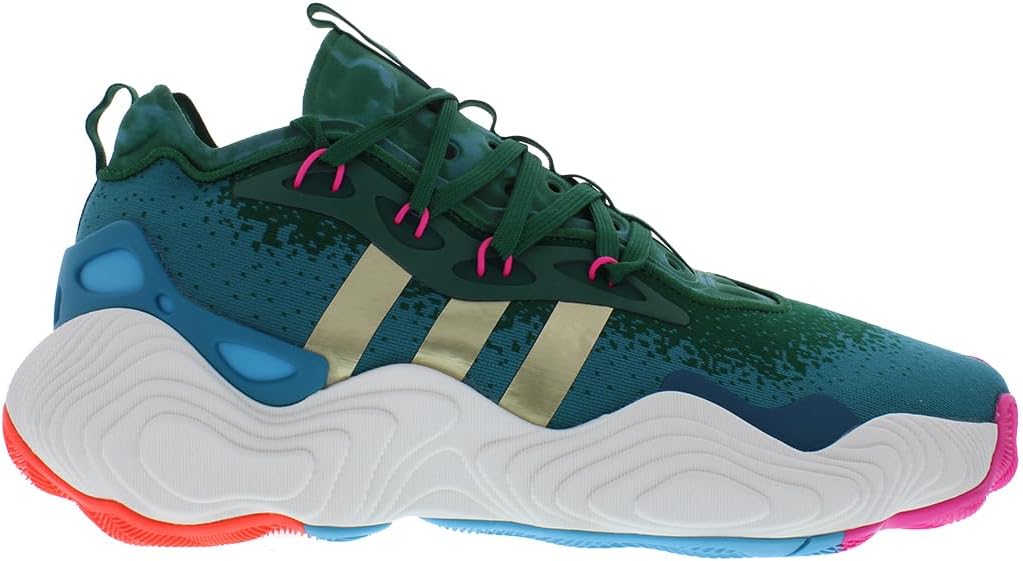 

Кроссовки Adidas для взрослых, унисекс, модель Trae Young 3 Low, синий/зеленый/темно-зеленый