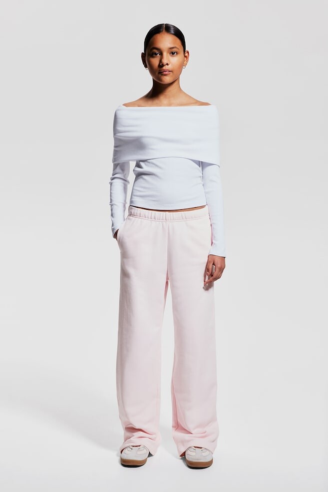 

Широкие спортивные штаны H&M, розовый