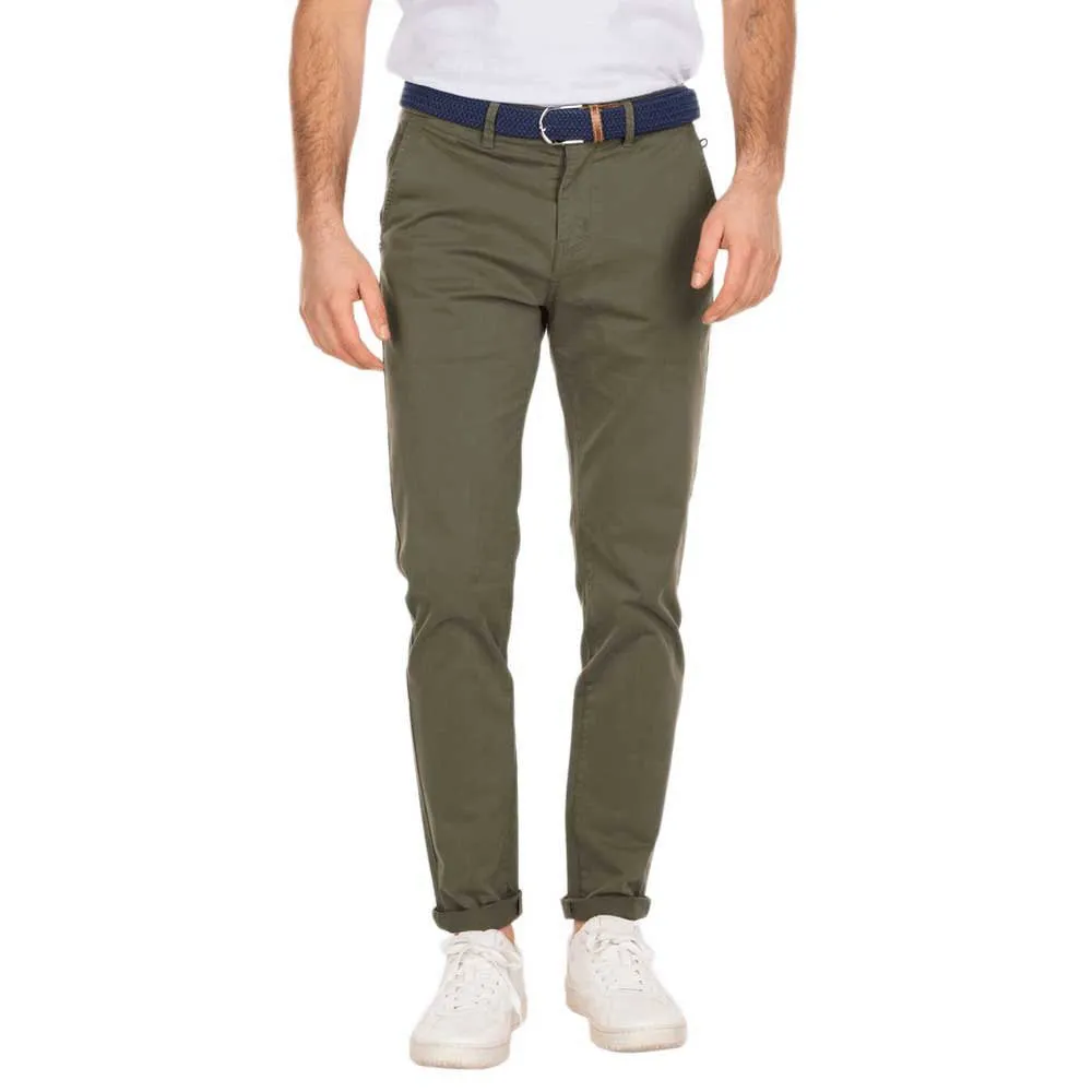 

Брюки чинос Nza New Zealand Napier twill stretch, зеленый