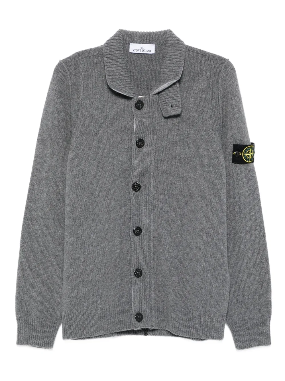 

Кардиган на пуговицах Stone Island, серый