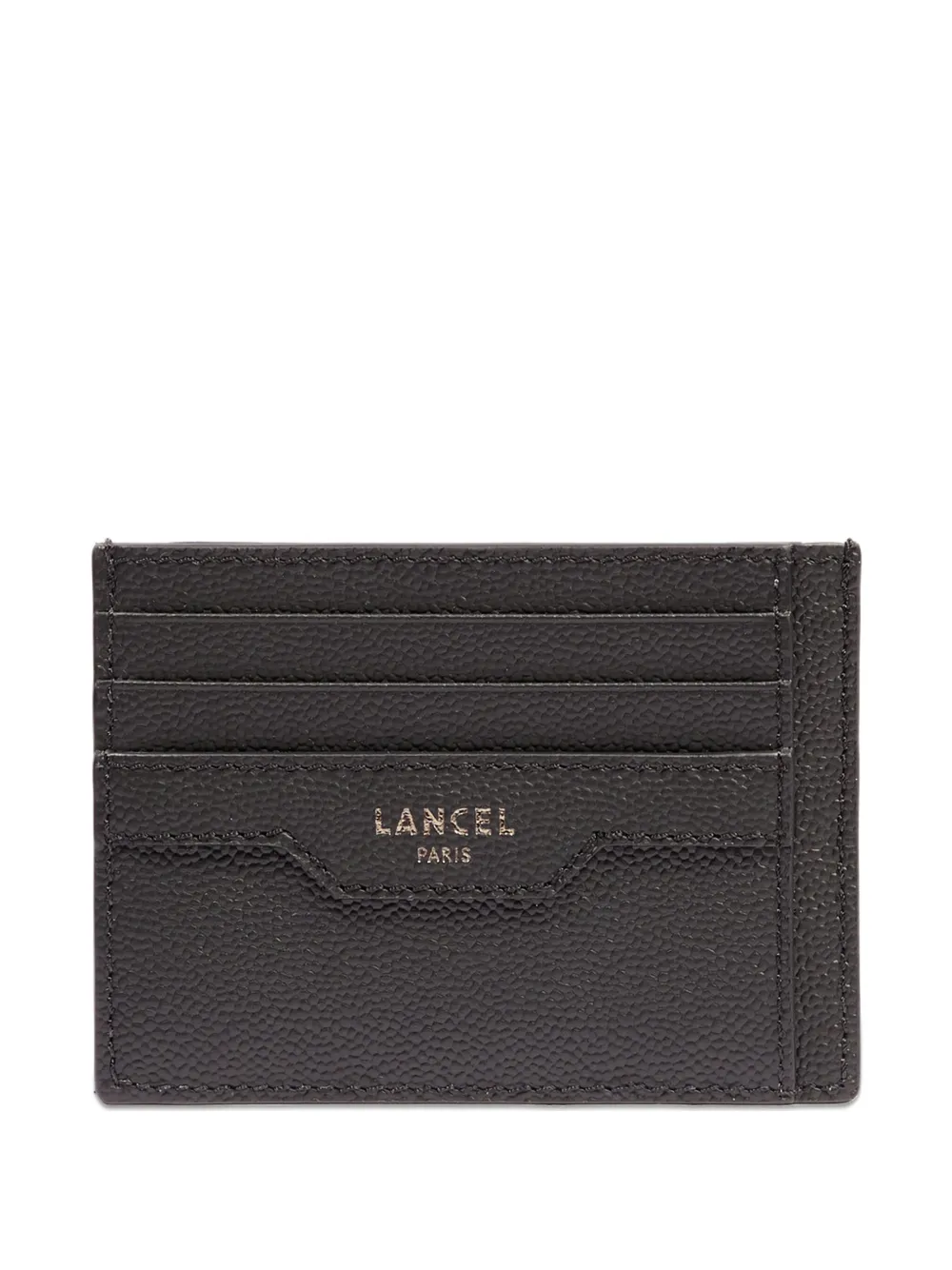 

Кожаный держатель карт Lancel, черный