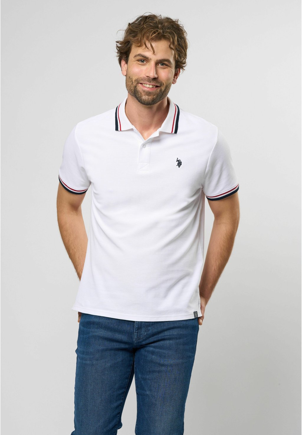 

Рубашка поло LIMITED ANNIVERSARY U.S. Polo Assn., белый
