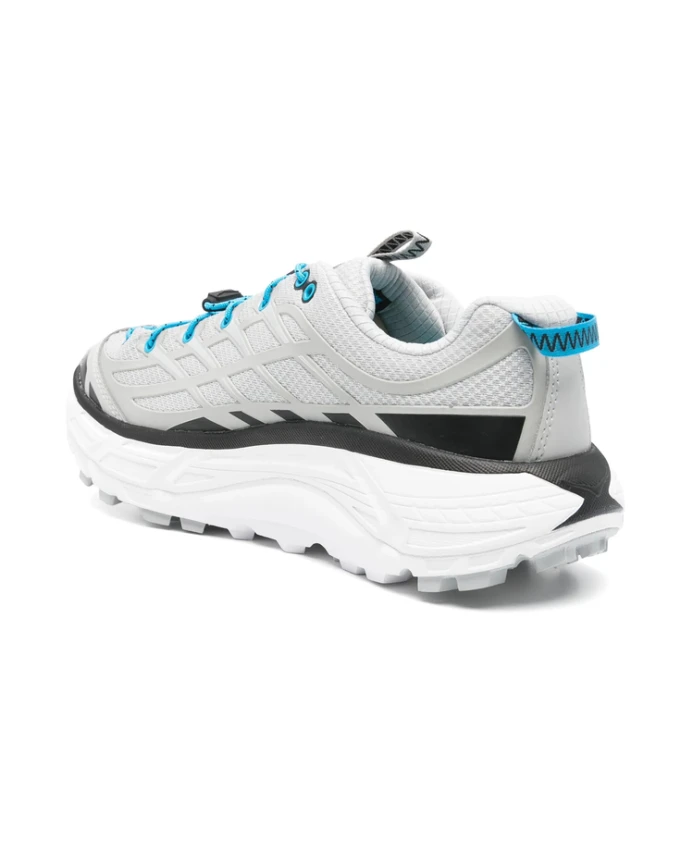Светло-Серые кроссовки на шнуровке Hoka One One, серый — фото 4