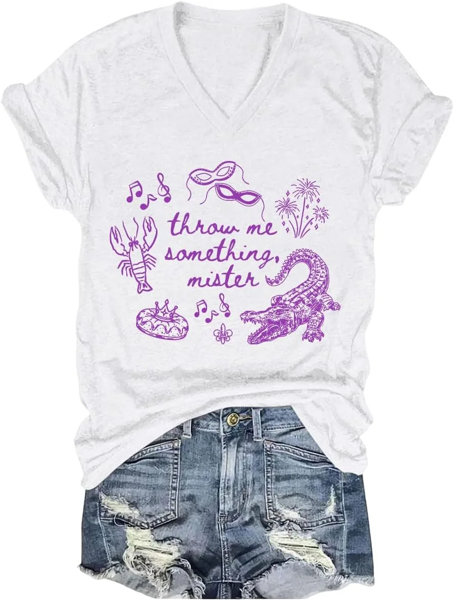 

Толстовка Mardi Gras с принтом Throw me Something Mister MQZUO