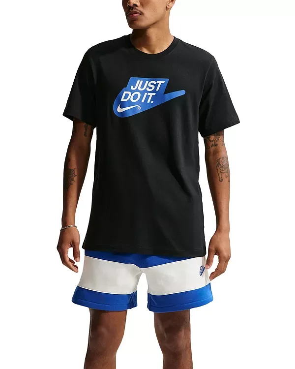 Спортивная футболка с логотипом Just Do It Nike, Black