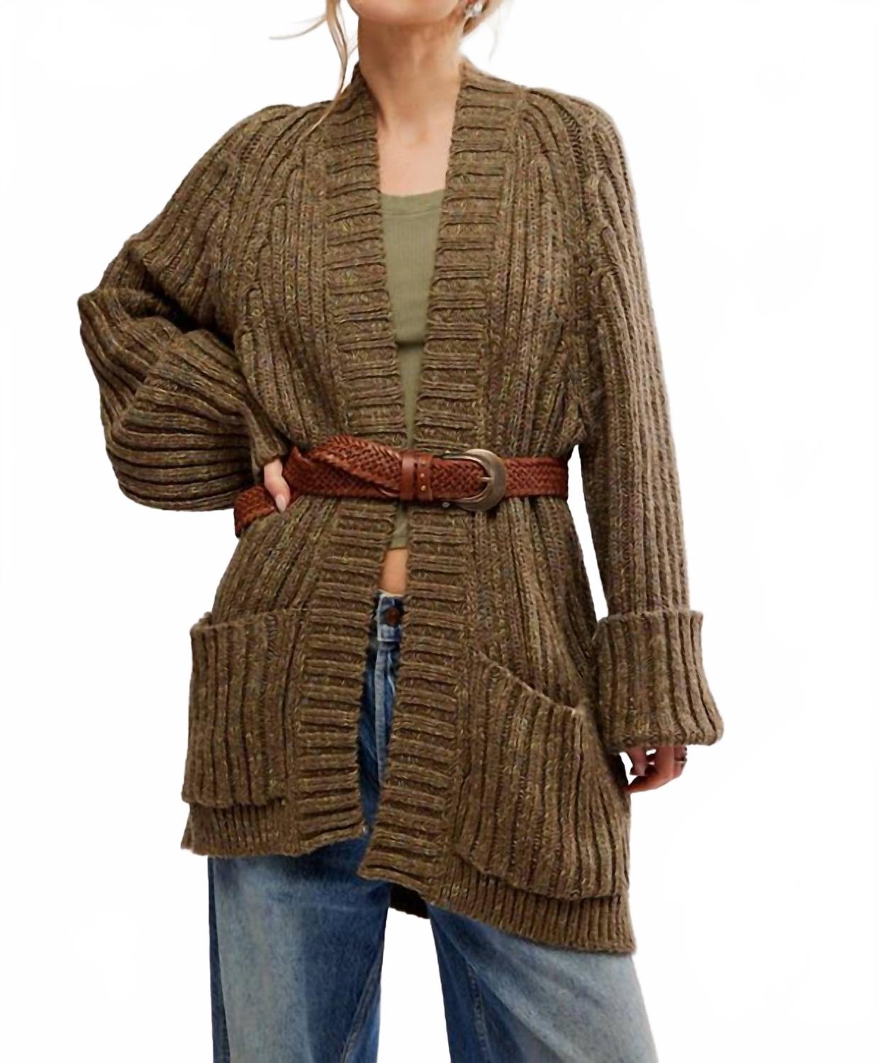 

Кардиган с длинными рукавами Blossom в цвете Ivy Earth Combo Free People, Ivy Earth Combo
