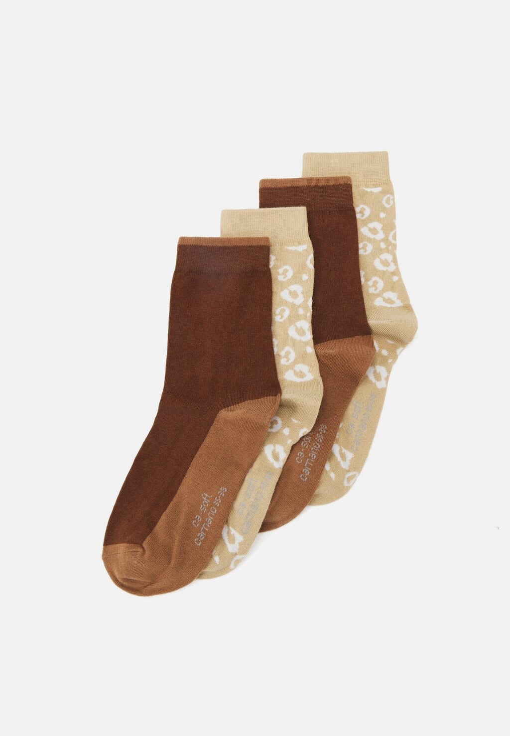 

Носки ONLINE WOMEN LEOPARD SOCKS 4 PACK camano, цвет Nude