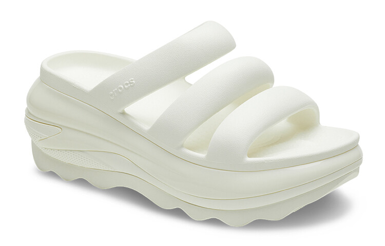 Шлепанцы женские мелового цвета Crocs, цвет Ivory White — фото 2
