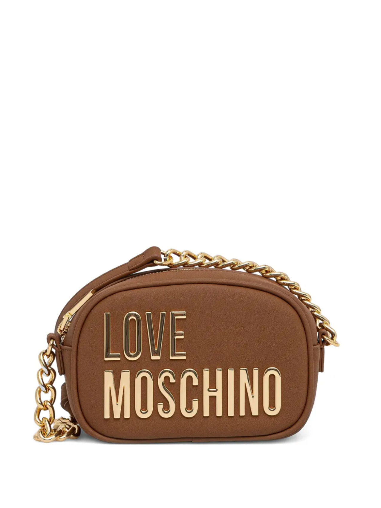 

Сумка через плечо с логотипом Love Moschino, коричневый