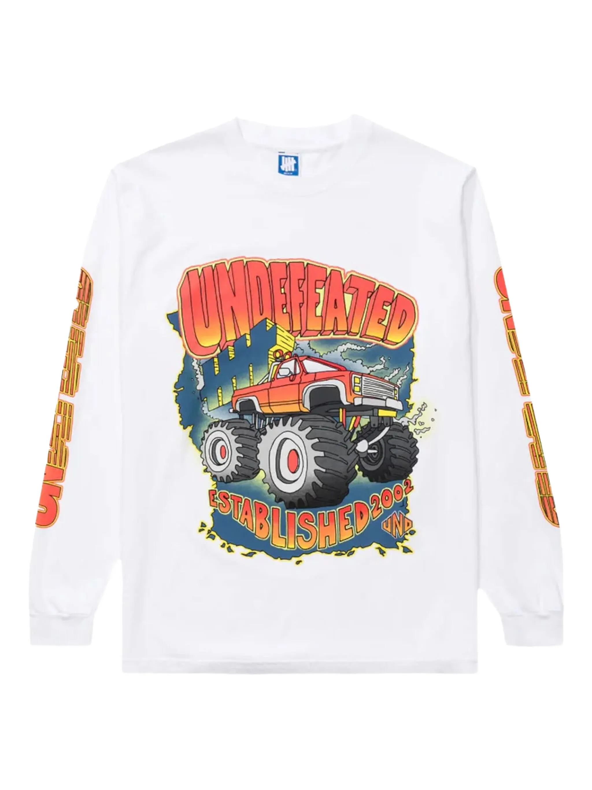 

Футболка Monster-Truck с длинными рукавами Undefeated, белый