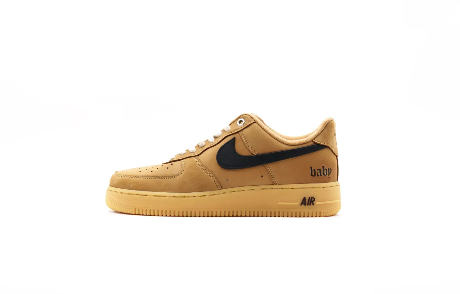 

Nike Кроссовки Air Force 1 противоскользящие износостойкие низкие для скейтбординга унисекс коричневый черный, цвет Brown Black