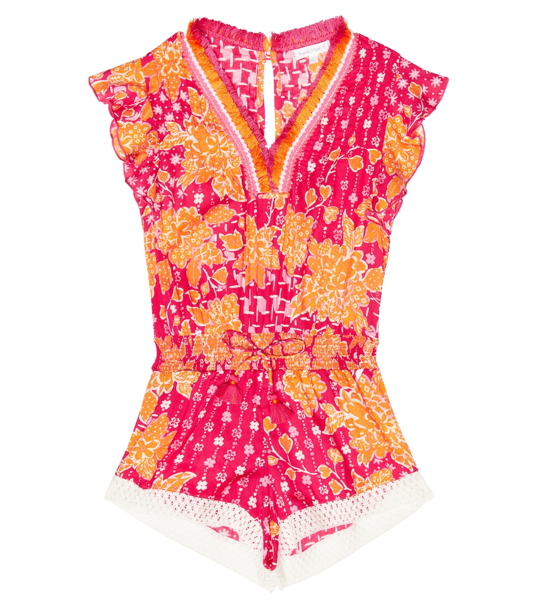 

Саша цветочный комбинезон Poupette St Barth Kids, Fuschsia Edelweiss