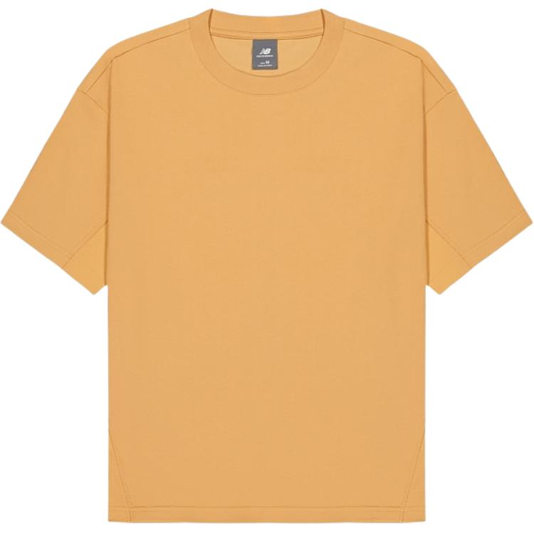 

New Balance Футболка мужская светло-коричневая, Коричневый, New Balance Футболка мужская светло-коричневая