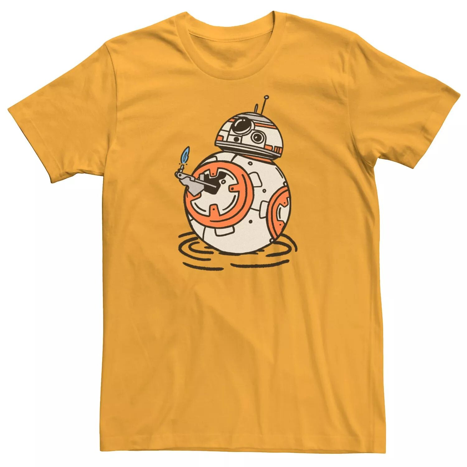 

Мужская футболка с рисунком «Звездные войны: Скайуокер. Восход ББ-8» Licensed Character, золотой, Желтый, Мужская футболка с рисунком «Звездные войны: Скайуокер. Восход ББ-8» Licensed Character, золотой