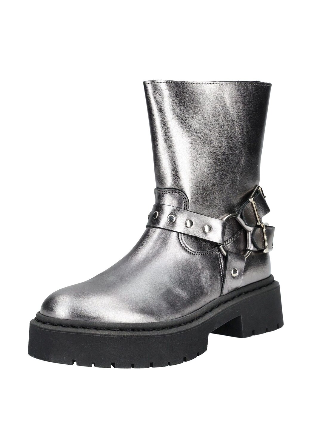 Женские сапоги Steve Madden высокие кожаные, бронзовый