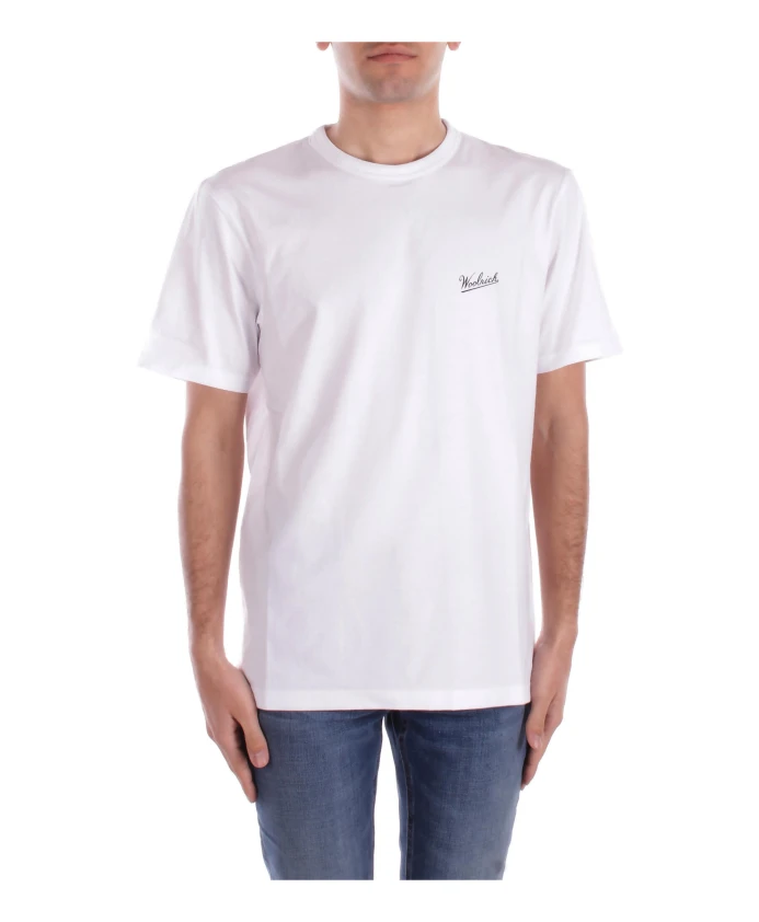 

Футболки и поло с логотипом на передней части Woolrich, белый