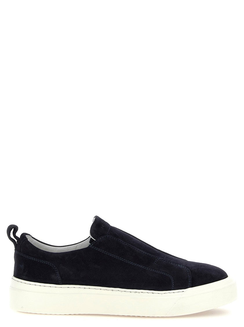 

Черные замшевые кроссовки Slip-On Kiton