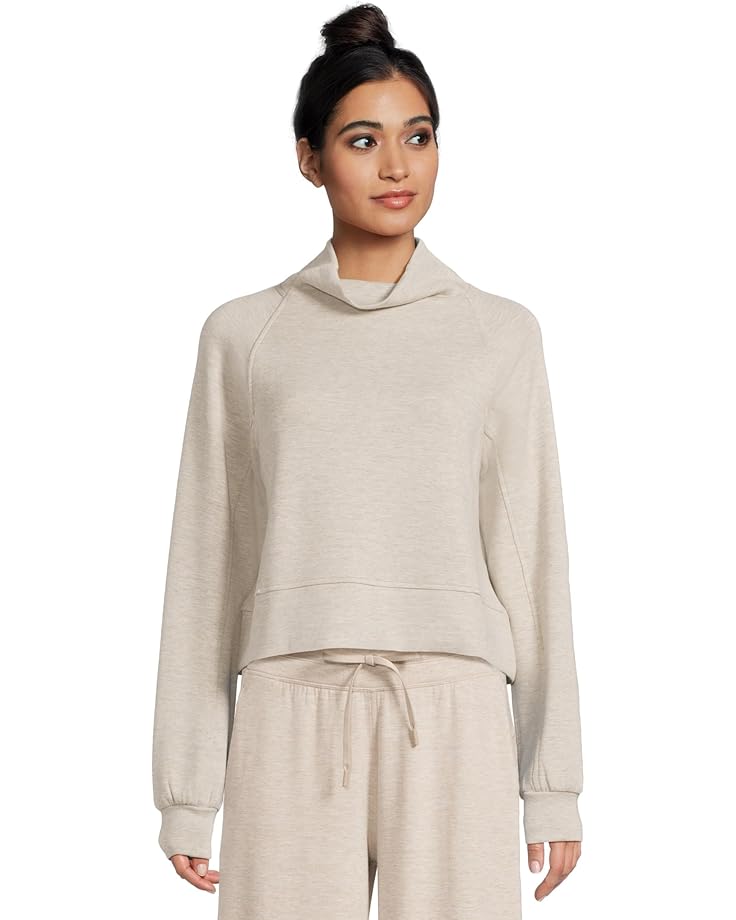 

Женский худи Travis Mathew Skyloft Soft Funnel Neck TravisMathew, Heather Savannah Tan