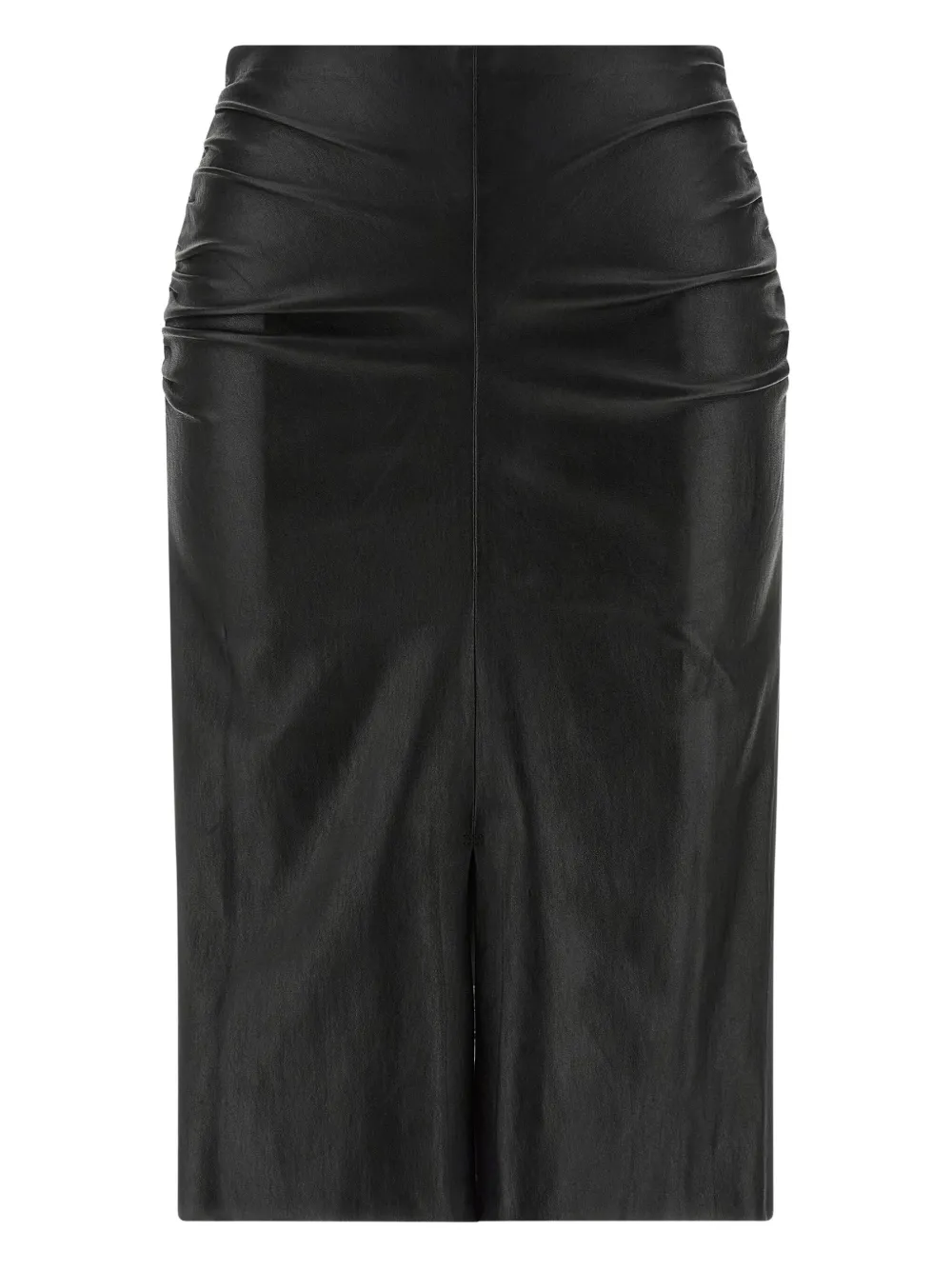 

Кожаная юбка со сборками Stouls