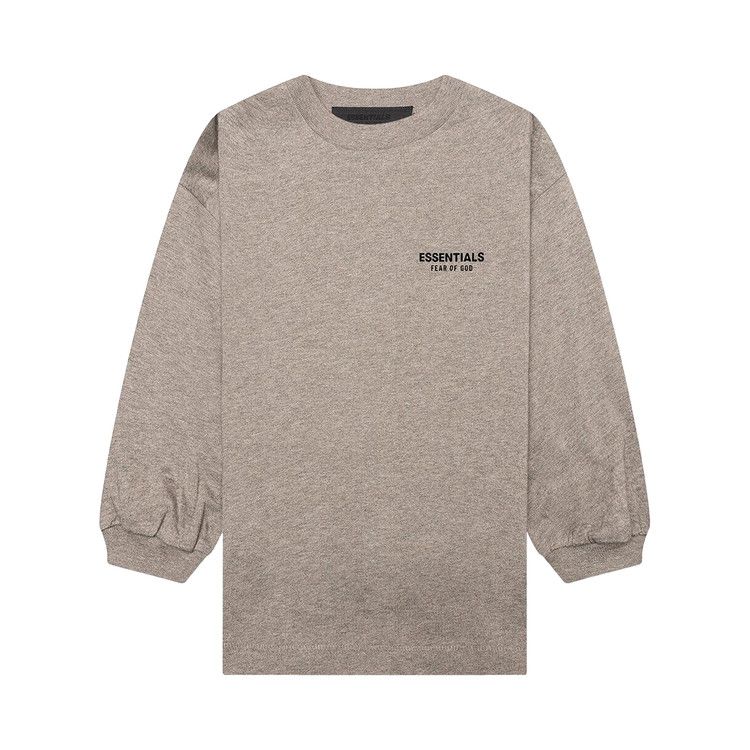 

Футболка Fear of God Essentials Kids Jersey Long-Sleeve Tee, Heather Grey