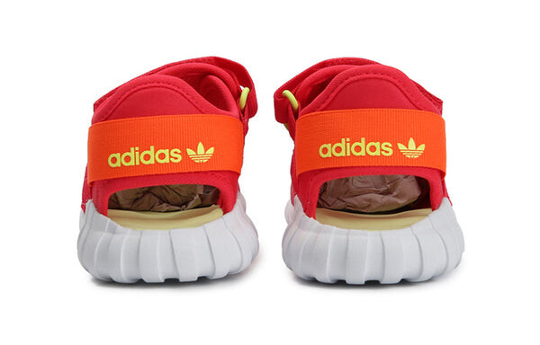 Сандалии детские оригинальные сандалии doom красные Adidas, красный — фото 4