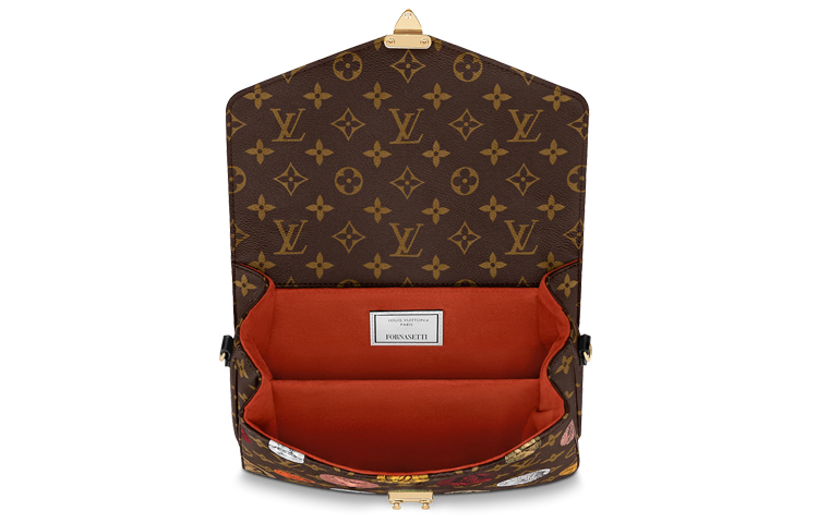 Louis Vuitton Клатч Metis X Fornasetti Monogram Cameo Коричневый — фото 4