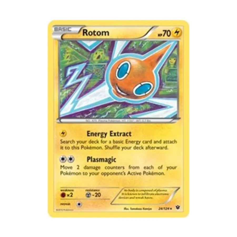 

CCG Ротом (R) # 24 (обратная голограмма), Pokemon - XY - Fates Collide - Singles