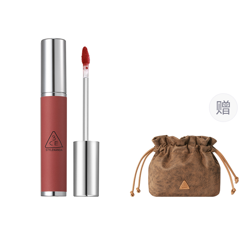 3CE Бальзам для губ Milk Lip Mud Rust Brown Brownie с мягким матовым покрытием, легко наносится и долго держится — фото 2