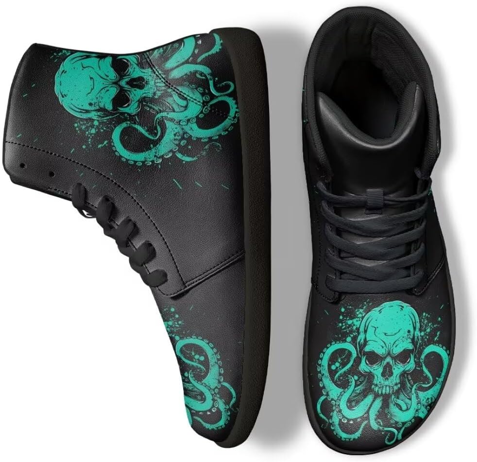 

Мужские кроссовки без каблука, легкие, с широким носком, нескользящие, высокие, с нулевым перепадом высоты подошвы Getelinseng, зеленый