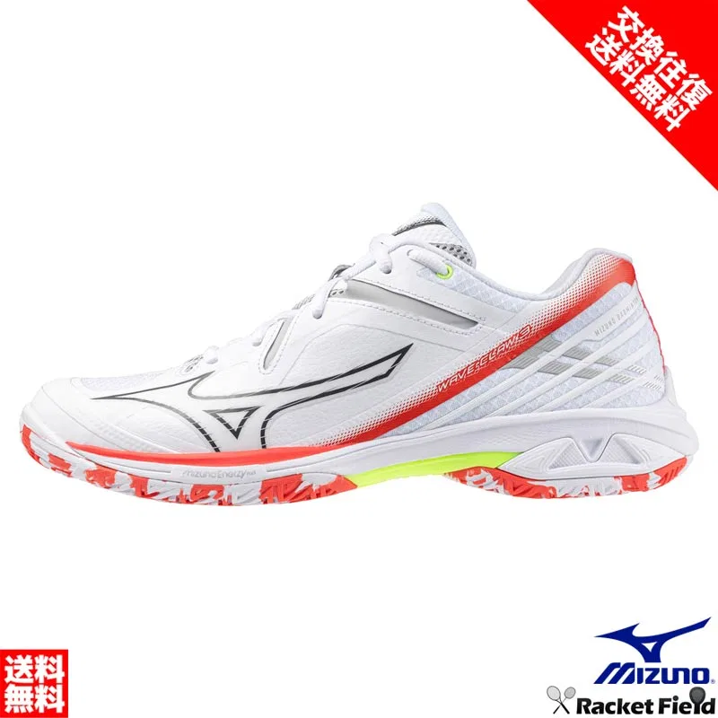Бадминтонные кроссовки «Wave Claw 3» от Mizuno, 05 White X Black X Red