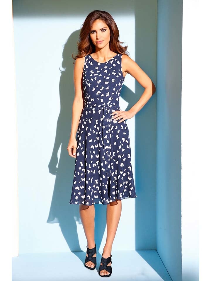 

Платье до колена Heine Kleid, темно-синий