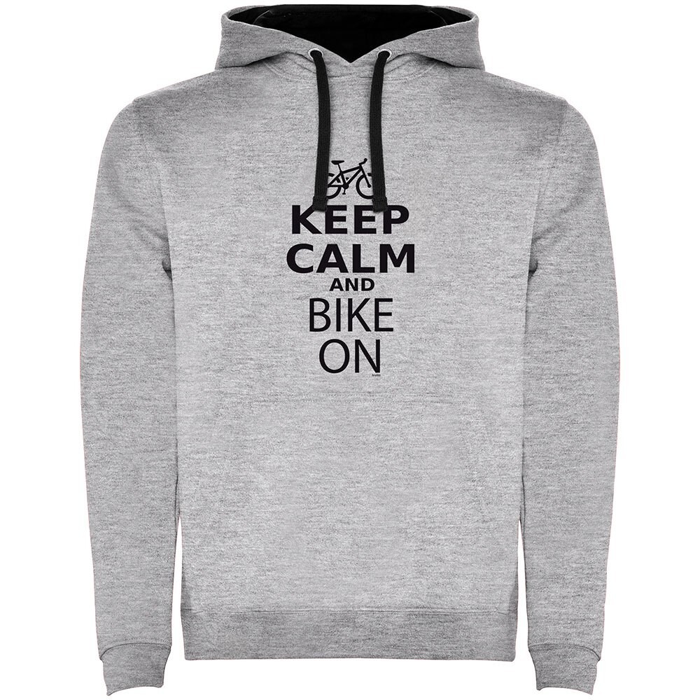 

Худи Kruskis Keep Calm And Bike On Two-Colour, серый