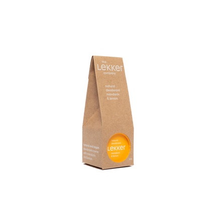 

Deocreme Mandarin & Lemon - освежающий кремовый дезодорант Lekker