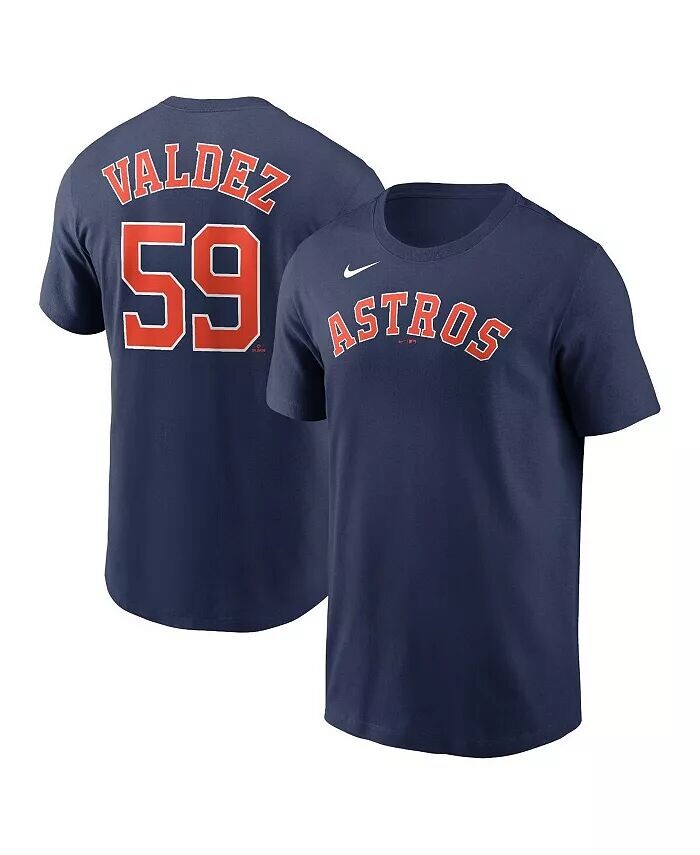 

Мужская футболка Framber Valdez Navy Houston Astros с именем и номером игрока Nike