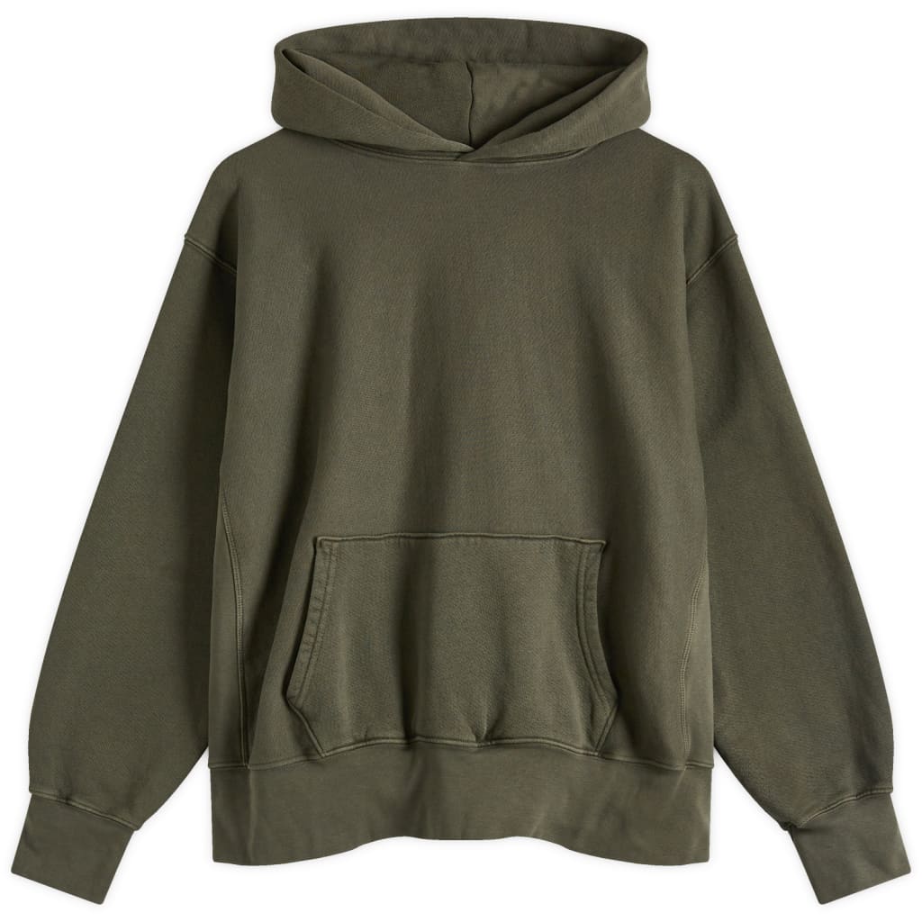 

Толстовка с капюшоном Heavyweight Les Tien, цвет washed forest
