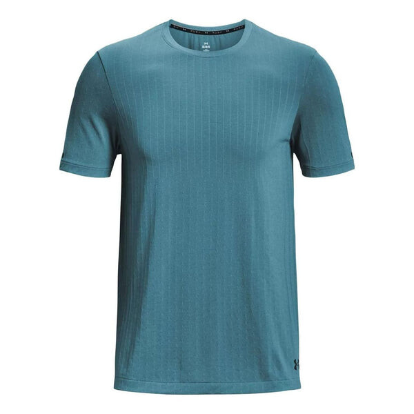 

Футболка rush seamless short sleeve t-shirt 'ice blue' Under Armour, голубой