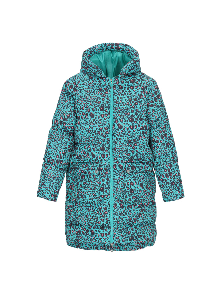 

MyMo ROCKS Женское пальто бирюзового цвета, разноцветное