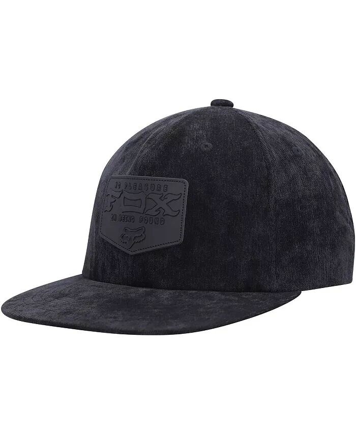 

Мужская черная фиксированная шляпа Snapback Fox