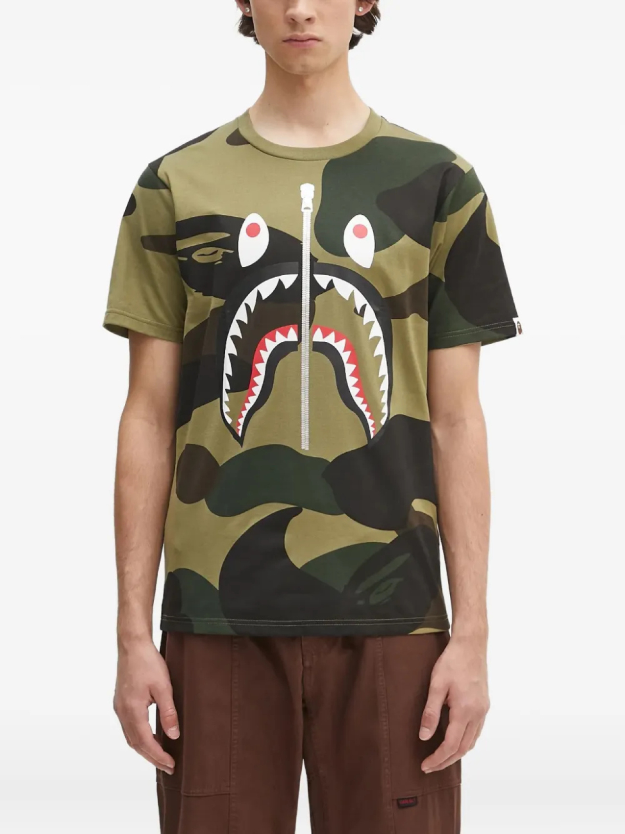 

Футболка BATHING APE 1st Camo Shark A Bathing Ape, зеленый