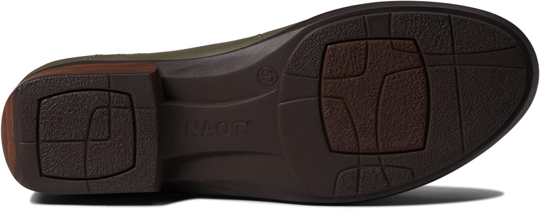 Лоферы Naot Halny, цвет Soft Green Leather — фото 3