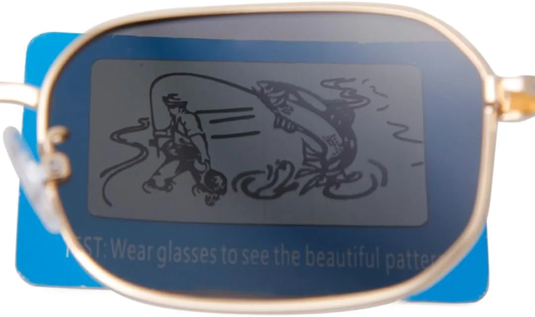 

Солнцезащитные очки в стиле ретро, ​​узкие поляризованные, прямоугольной формы, с тонированными линзами и оправой маленького размера VFDHN, C5 Gold Green