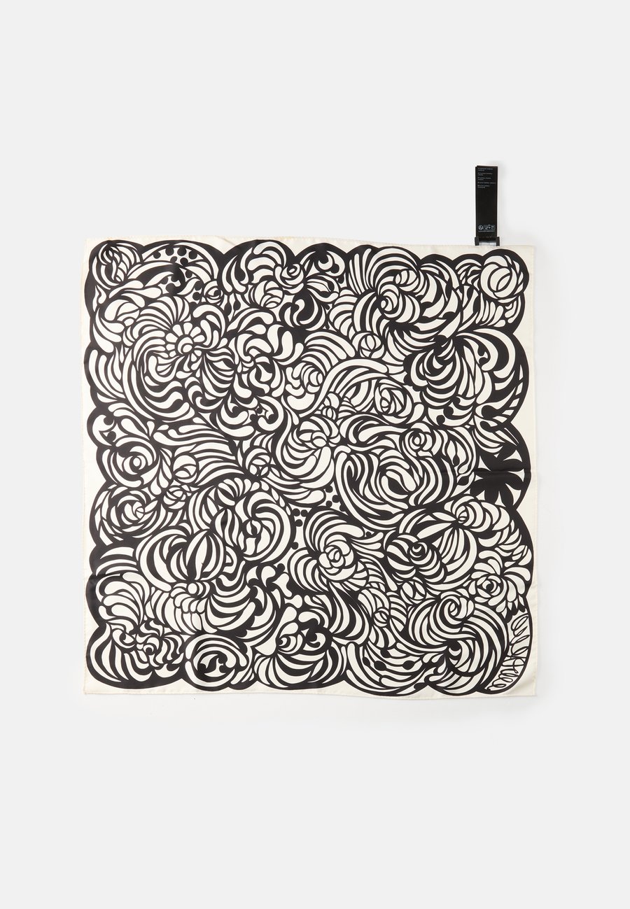 

Шарф Marimekko LAUHTUA SUNNUNTAI, Off White/Black/Off-White