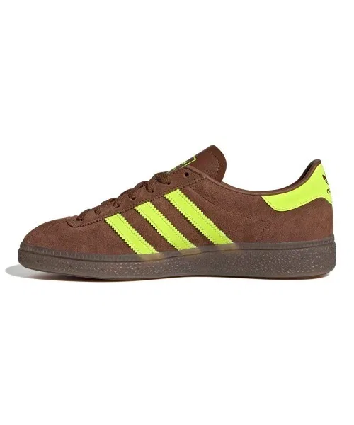 Женские кроссовки adidas Originals MUENCHEN из кожи adidas коричневые — фото 2
