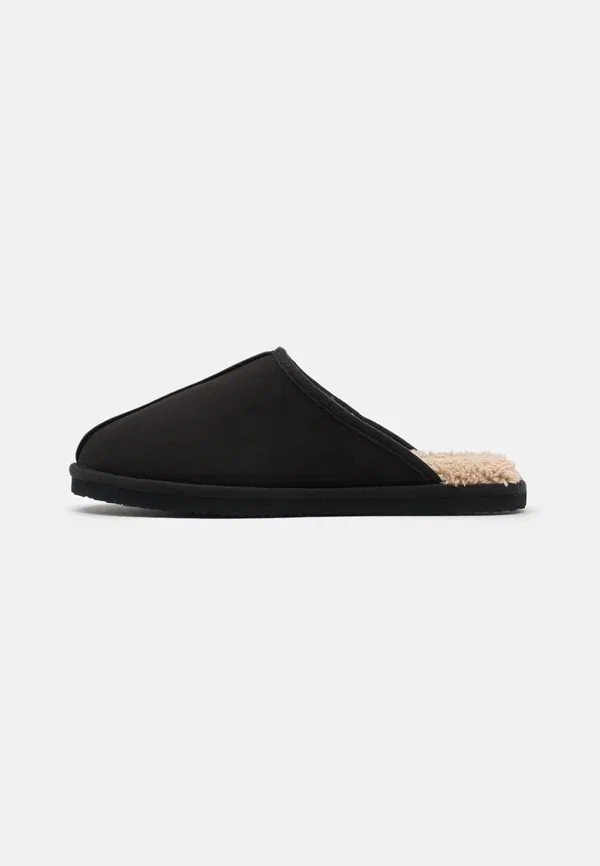 Тапочки Jfwdudely slippers Jack & Jones, черный/бежевый